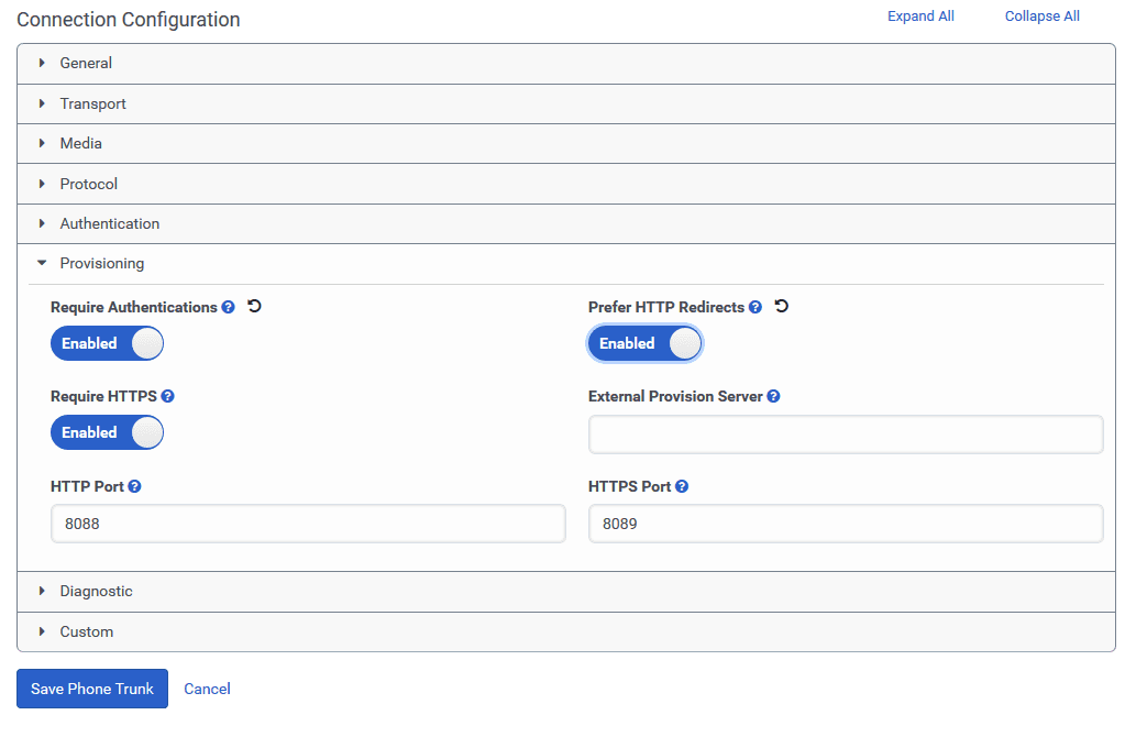 Configure HTTP and HTTPS settings - Genesys Cloud Resource Center
