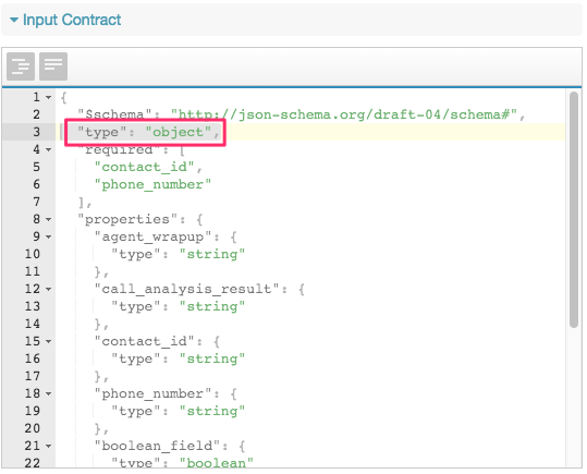 Compatible contract schema