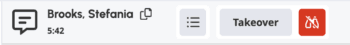 Takeover button