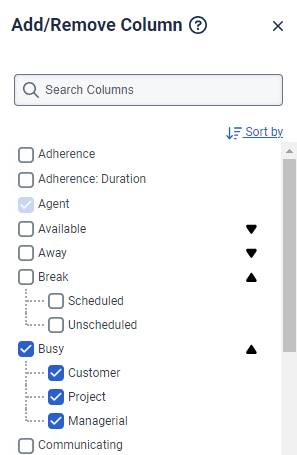 New Agent status view