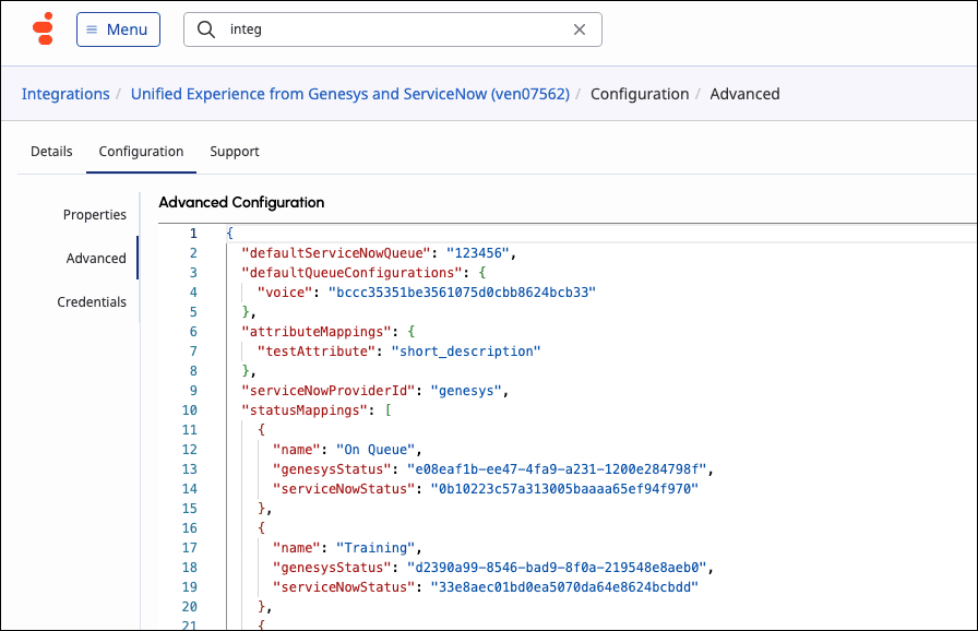 This image is a screenshot of the Advanced settings in the <span class=