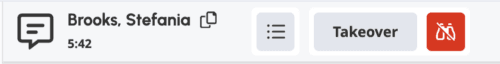 Supervisor Messaging Takeover for Active Conversations