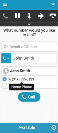 Click to enlarge. Type ahead for person with multiple numbers