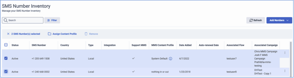 Click to enlarge. New visibility of selected items