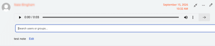 Click to enlarge. This image is a screenshot of the voicemail forward option in the CX Cloud integration.