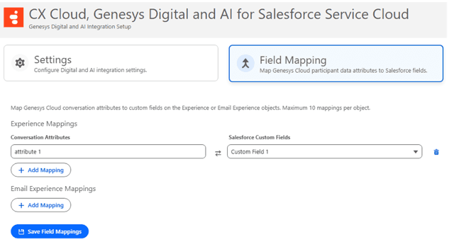 Click to enlarge. This image is a screenshot of the Digital and AI Settings that shows the <span class=