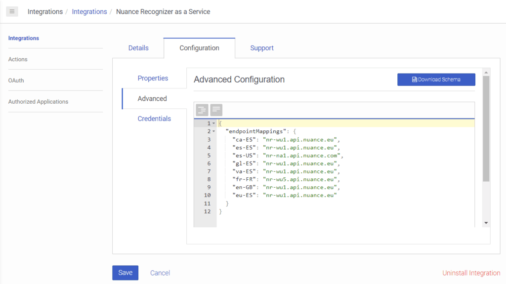 Nuanced Examples Configure and activate Nuance Recognizer as a Service for use with ...